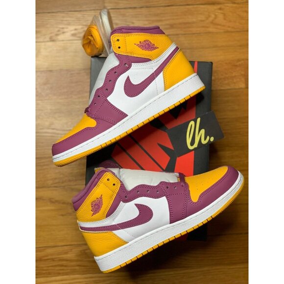 Sz 6y Air Jordan 1 OG High "Brotherhood" - Picture 5 of 5